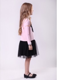 Платье для девочек - G-19837W-1_розовый