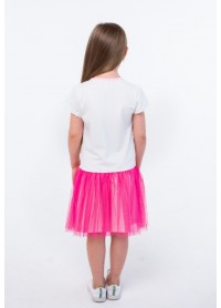 Платье для девочек - G-20863S_малиновый