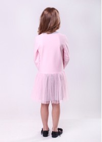 Платье для девочек - G-19836W-2_розовый